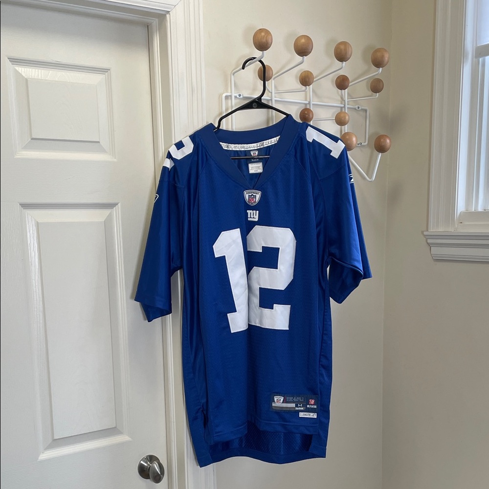 Rebook NFL New York Giants Smith 12 Jersey - Blue - M